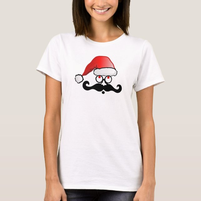 Camiseta do Papai Noel de Mustdashing (Frente)