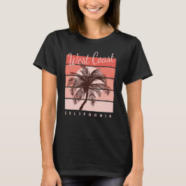 Camiseta do paraíso de surfe da Califórnia