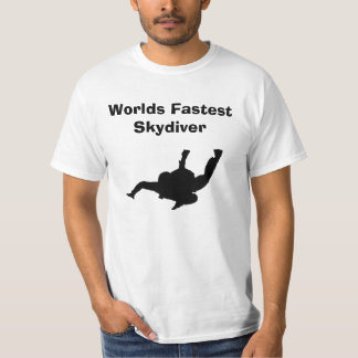 Camiseta do paraquedista mais rápido do mundo