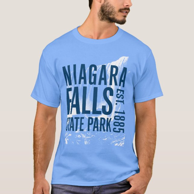 Camiseta do parque estadual de Niagara Falls (Frente)