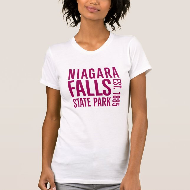 Camiseta do parque estadual de Niagara Falls (Frente)
