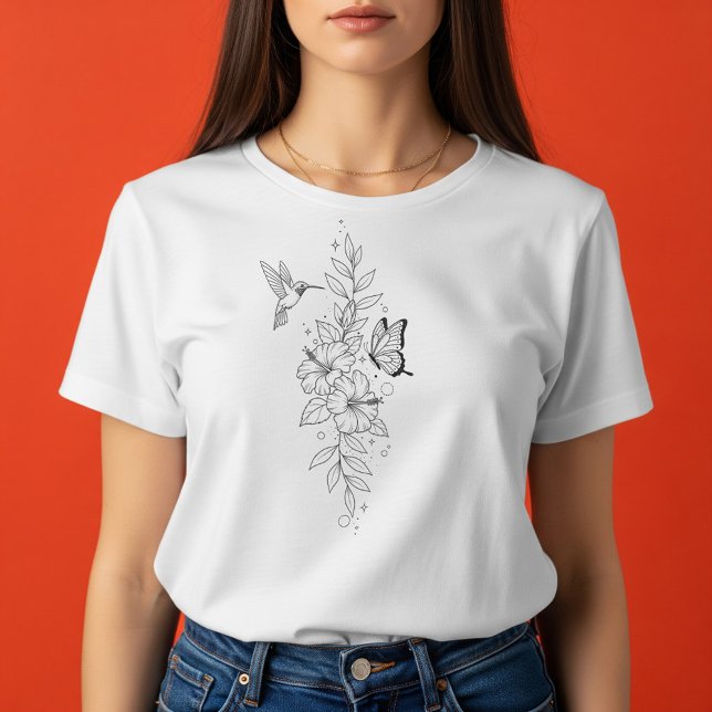 Camiseta do Pássaro, Camiseta de Amante de Pássaro (Criador carregado)