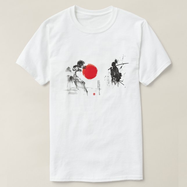 Camiseta do Patrimônio Chinês - Arte Asiática Trad (Frente do Design)