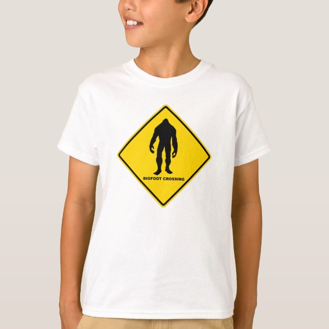 Camiseta do Pé Grande Infantil (Frente)