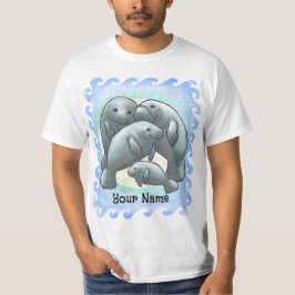 Camiseta do peixe-boi