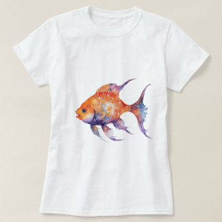 Camiseta do Peixinho Dourado Muito Preocupado