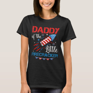 Camiseta Do Pequeno Bombeiro 4 De Julho, Pai De Aniversário