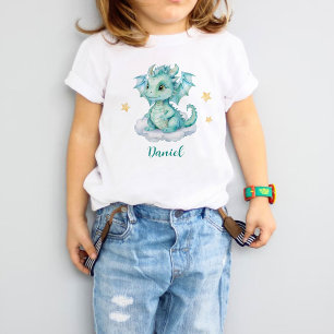 Camiseta do Pequeno Dragão Fofo Bebê