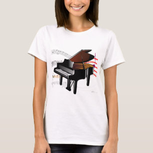 Camiseta do piano