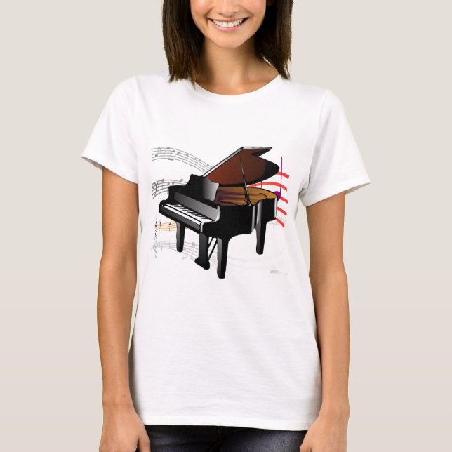 Camiseta do piano (Frente)