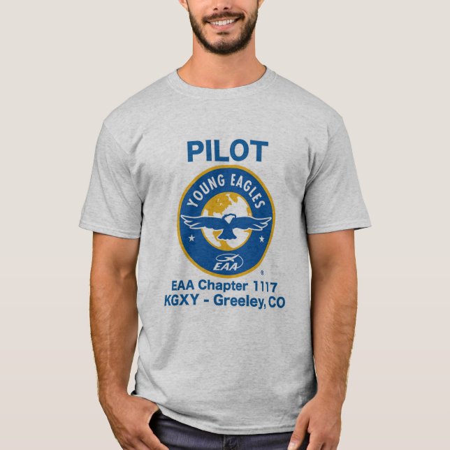 Camiseta do piloto Young Eagles (Frente)