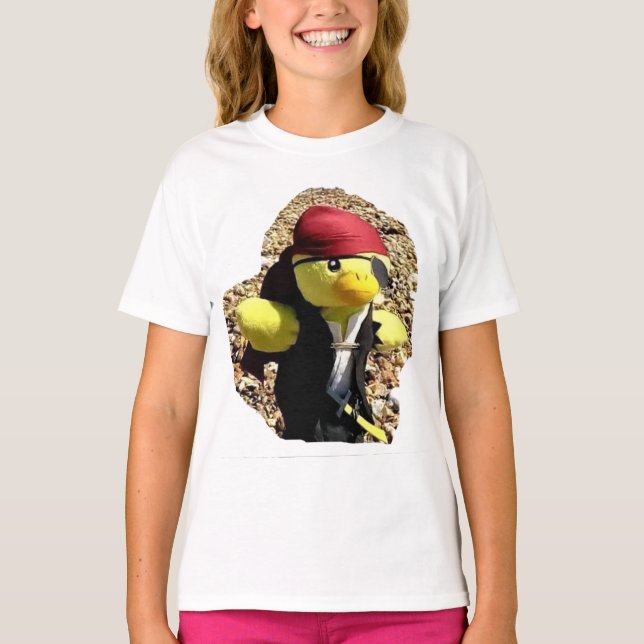 Camiseta do Pirata Danny Duck (Frente)