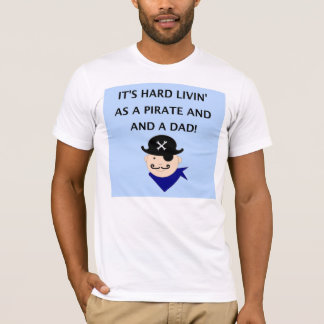 Camiseta do pirata para o pai