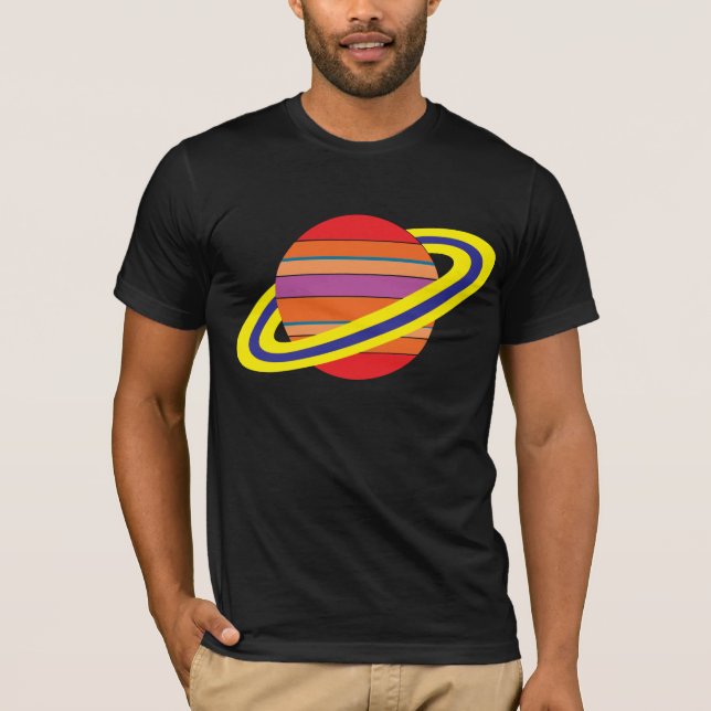 Camiseta do planeta CMYK (Frente)