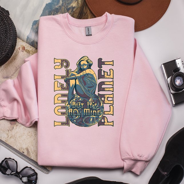 Camiseta do Planeta solitário (Criador carregado)