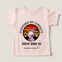 Camiseta do Pôr do Sol Retro de Coelho Fofo Abraça