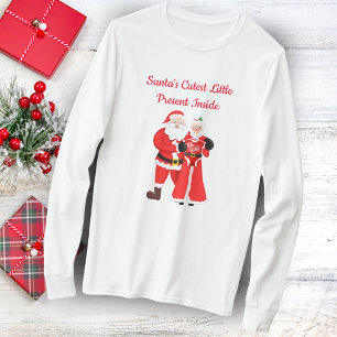 Camiseta do Presente Mais Fofo do Papai Noel Por D