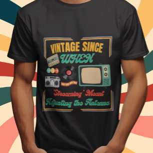 Camiseta do Presente Retroativo Vintage - Presente