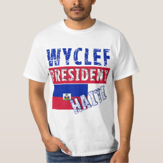 Camiseta do presidente Haiti de WYCLEF, canecas,