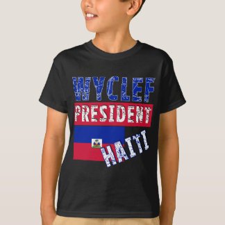 Camiseta do presidente Haiti de WYCLEF, canecas,
