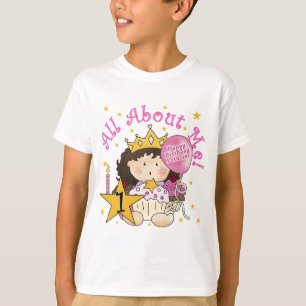 Camiseta do primeiro aniversario da princesa Todo 