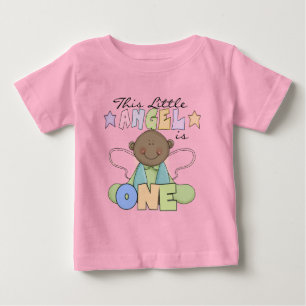 Camiseta do primeiro aniversario do anjo do