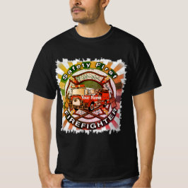 Camiseta do primeiro bombeiro de segurança