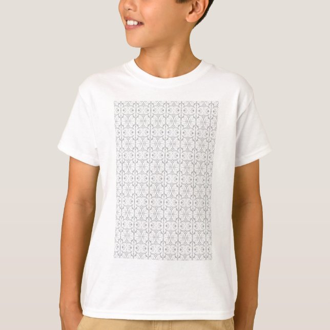 Camiseta do Primeiro Dia de Aula para Meninos de V (Frente)