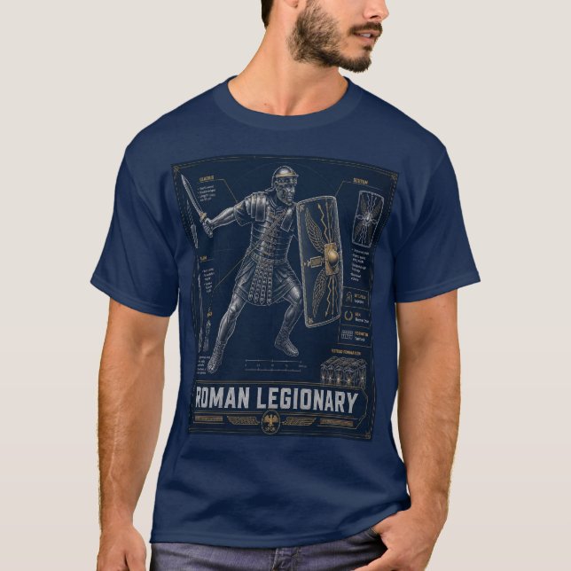 Camiseta do Projeto de Legião Romana (Frente)