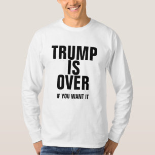 Camiseta do Protesto de Trump: "O TRUMP ACABOU..."