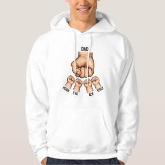 Camiseta do Punho Cerrado entre Pai e Filhos