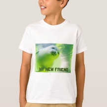 Camiseta do Rapaz Meu Novo Amigo