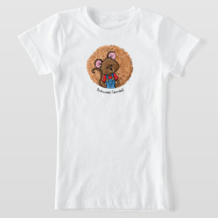 Camiseta do Rato Fofo e Bola de Queijo