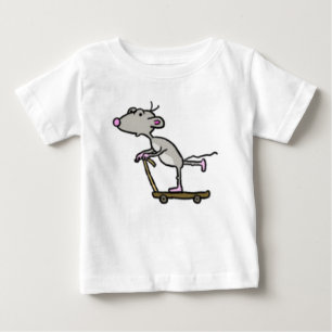 Camiseta do Rato patinete s
