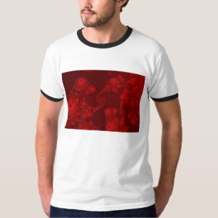 Camiseta do Rebanho de Cavalos-Marinhos Vermelho-I