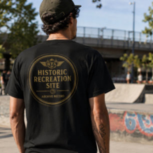 Camiseta do Registro do Arquivo do Local de Recrea