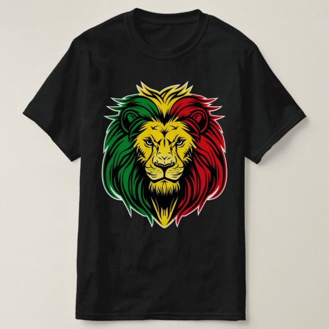 Camiseta do Rei Africano (Frente do Design)
