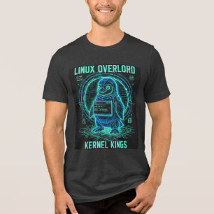 Camiseta do rei do kernel overlord Linux