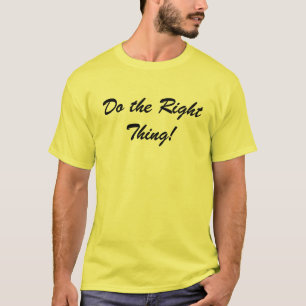 Camiseta Do Right Thing Go Vegan (2 lados)