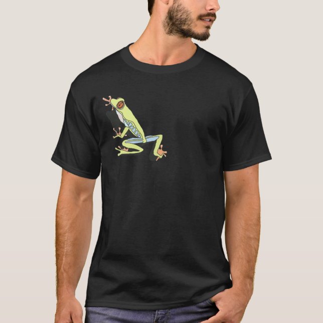 Camiseta do Sapo Saltador da Árvore (Frente)