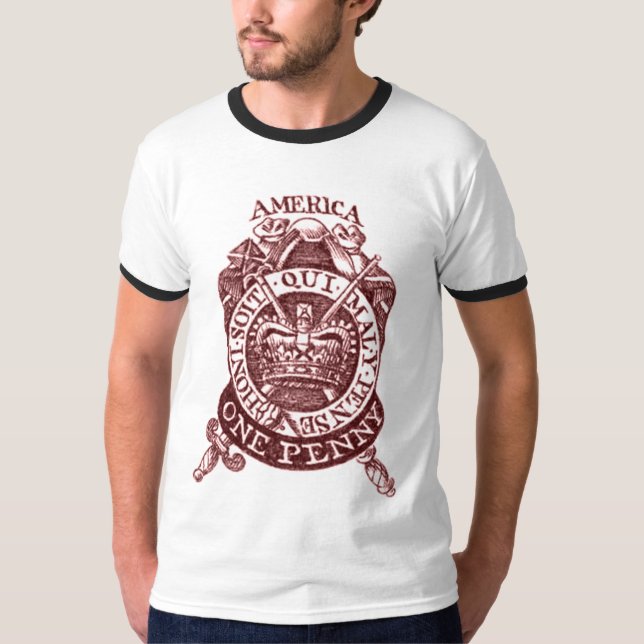 Camiseta do Selo Fiscal de 1765 (Frente)