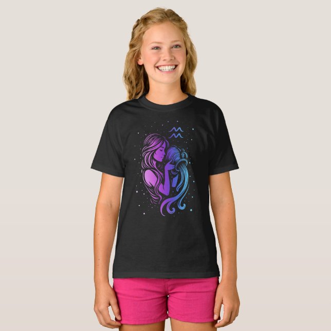 Camiseta do signo de Água (Frente Completa)