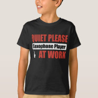 Do silêncio jogador de saxofone por favor no