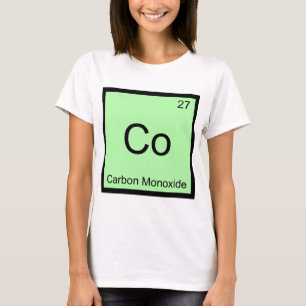 Camiseta do Símbolo do Elemento Químico do Monóxid