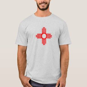 Camiseta do Símbolo do Sol Zia do Novo México