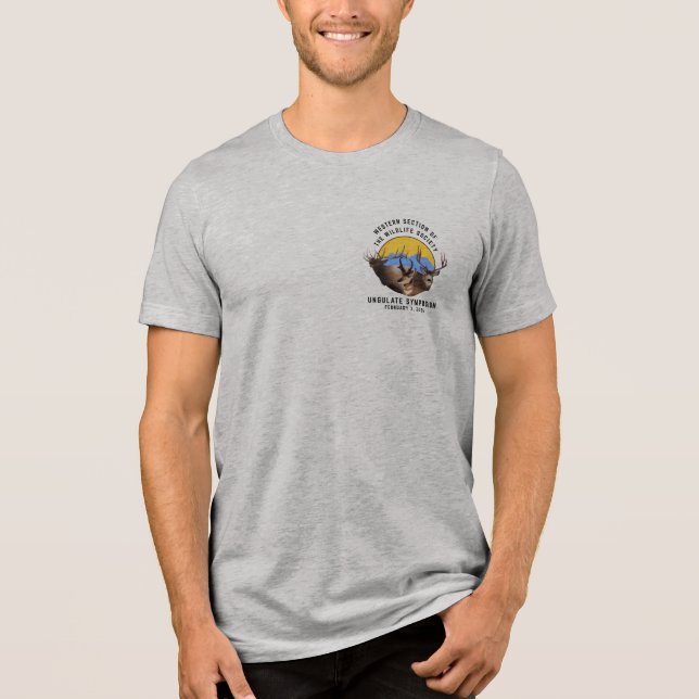 Camiseta do Simpósio de Ungulados (Frente)
