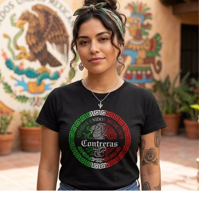 Camiseta do Sobrenome Contreras (Contreras Last Name T-shirt)