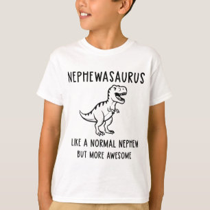 Camiseta do Sobrinho Dinossauro Camiseta Nephewa