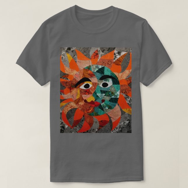 Camiseta do Sol e da Lua (Frente do Design)