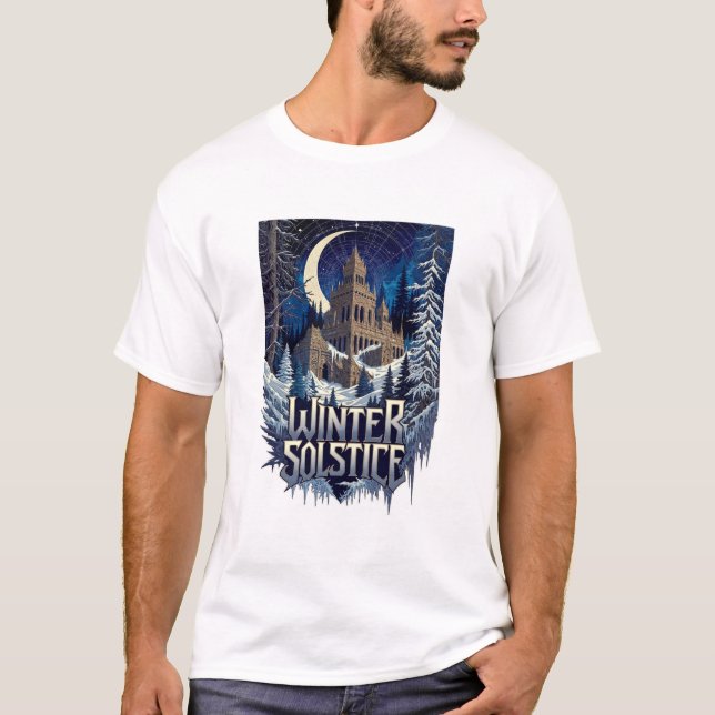 Camiseta do Solstício Gótico, Dark Academia Premiu (Frente)